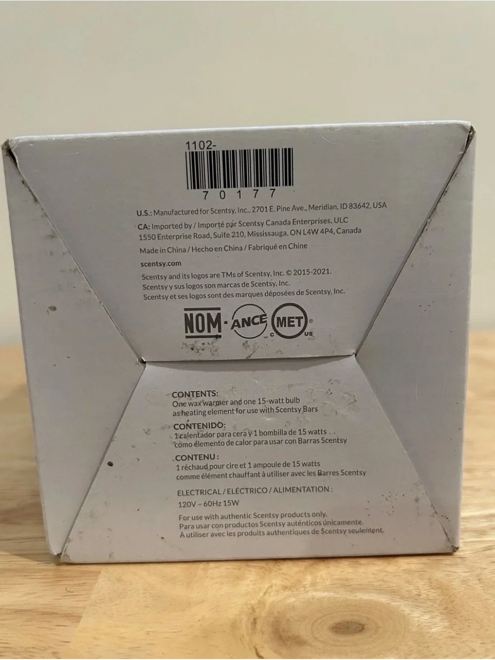 Scentsy 5” high